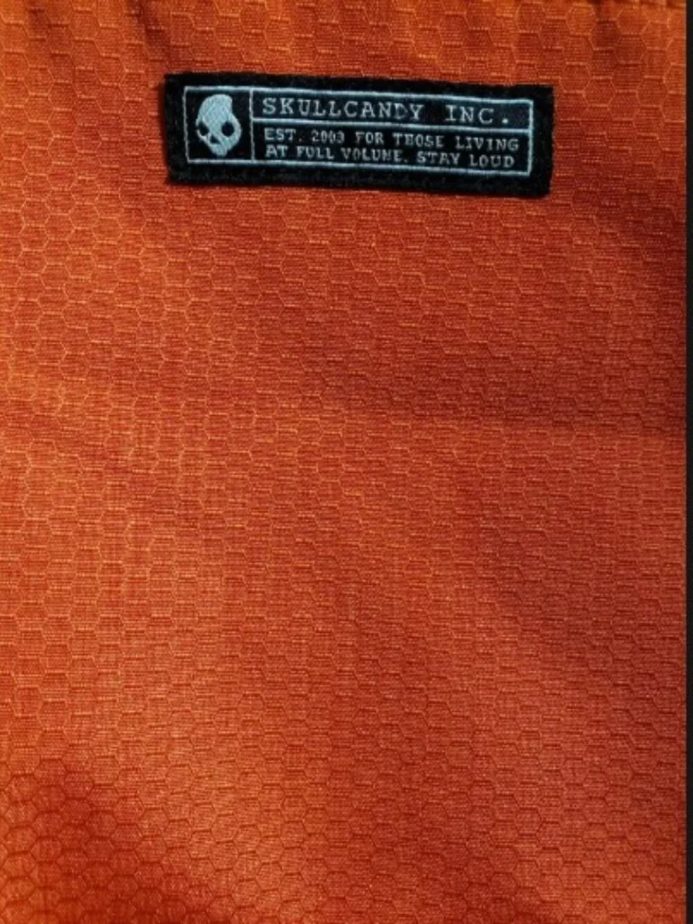 Skullcandy Burnt Orange Tech Laptop Backpack School Travel Daypack NWT